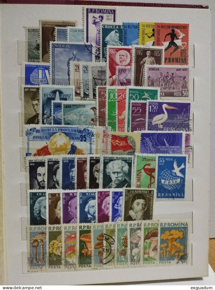 Lot of stamps from Romania