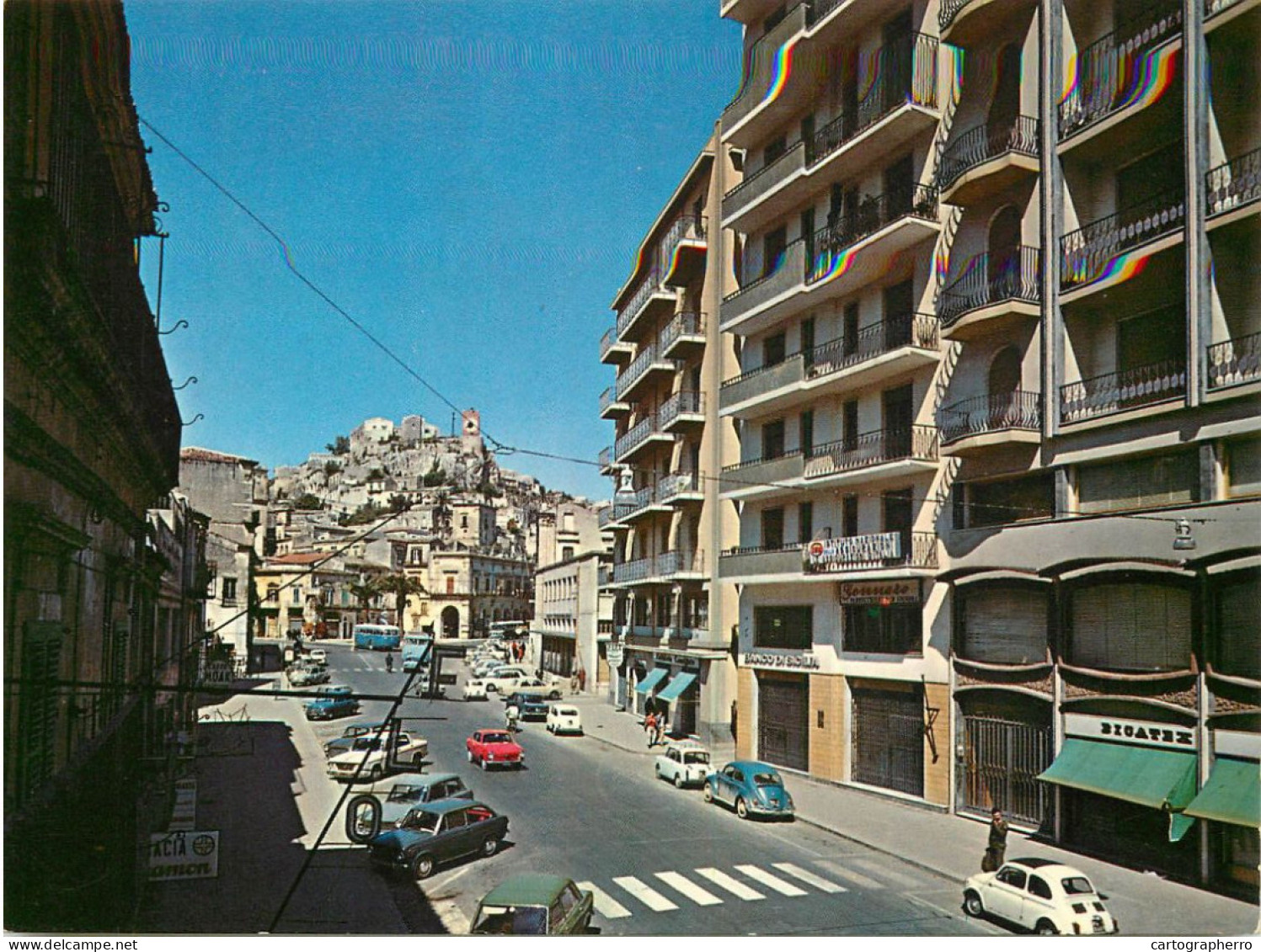 Postcard Italy Marina Di Modica Corso Umberto I - Modica