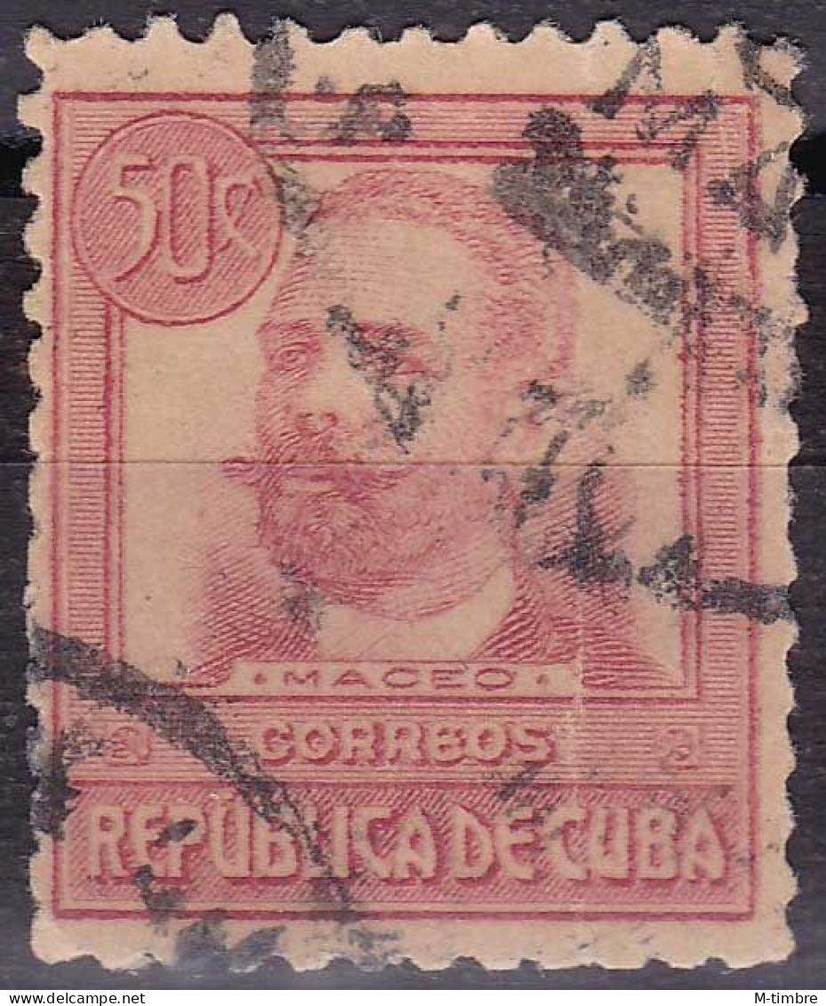 Cuba YT 182 Mi 46 Année 1917 (Used °) Politicien - Antonio Maceo - Usati