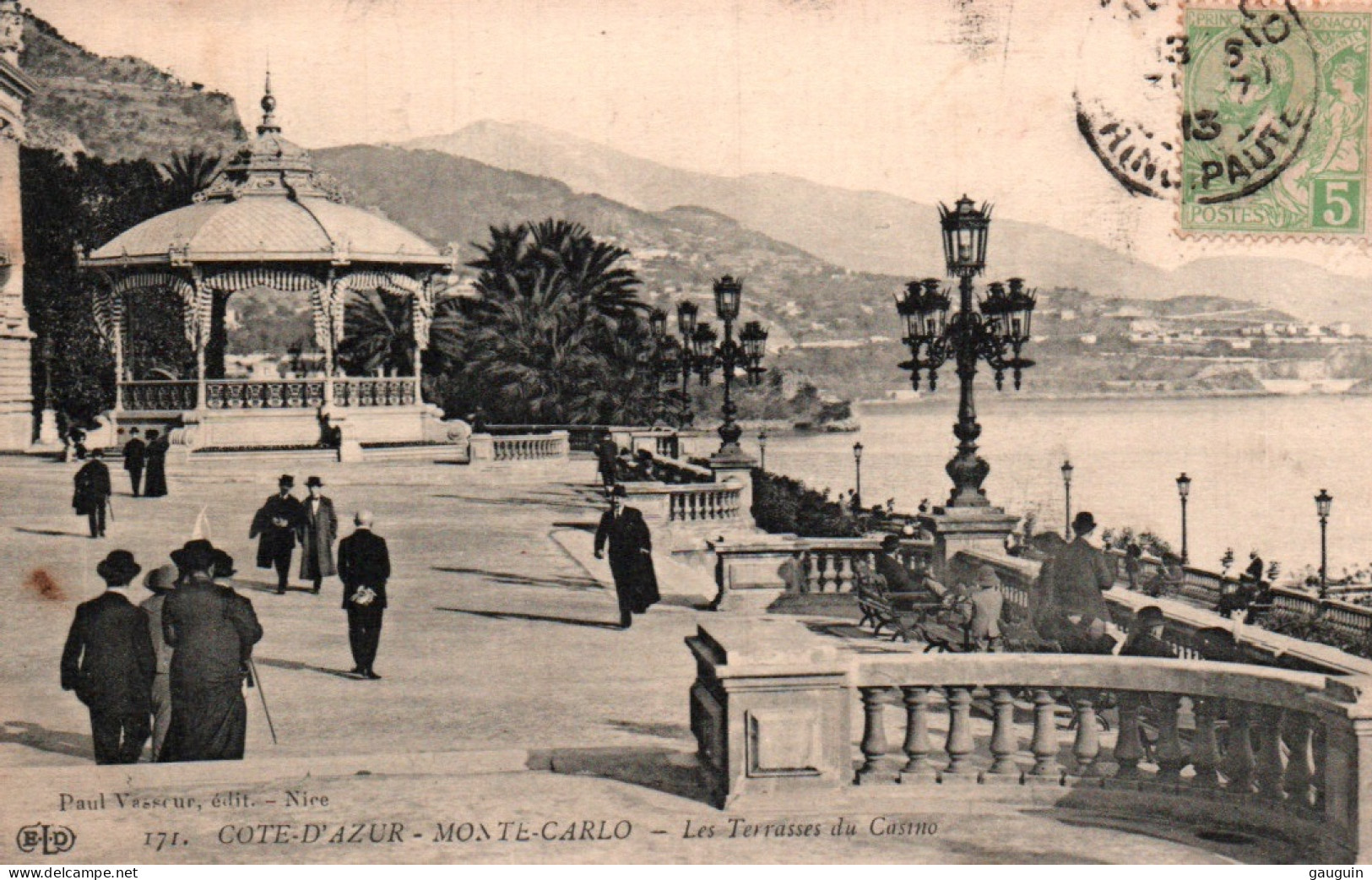 CPA - MONTE-CARLO - Les Terrasses Du Casino - Edition E.Le Deley - Terrassen