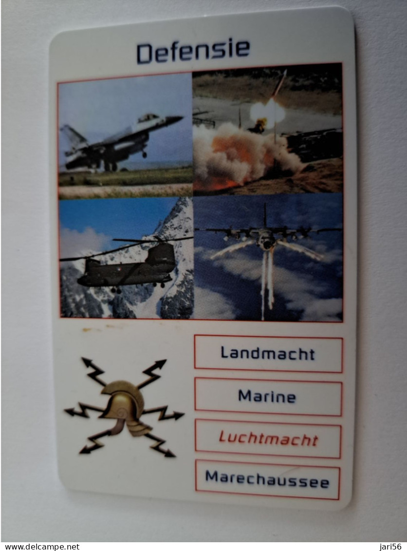 NETHERLANDS /SFOR/MILITAIR CARD / DEFENSIE / PEACE PIGEON/ UNITED NATIONS / LUCHTMACHT    ** 15672 ** - Altri & Non Classificati