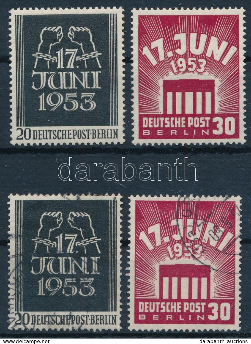 **, O Berlin 1953 2 X Mi 110-111 (Mi EUR 90,-) - Autres & Non Classés