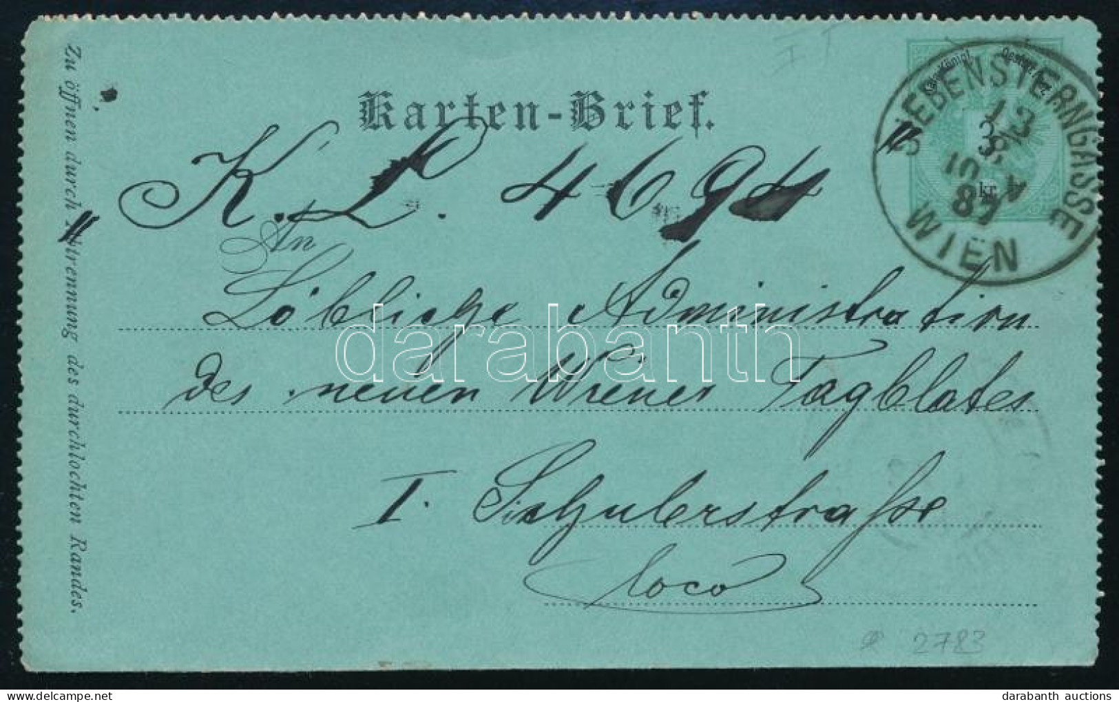 Ausztria 1887 - Other & Unclassified