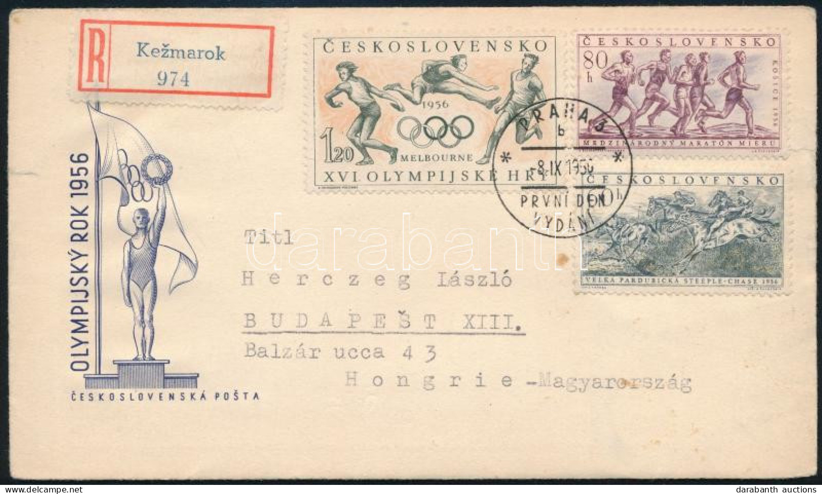 Csehszlovákia 1956 - Autres & Non Classés