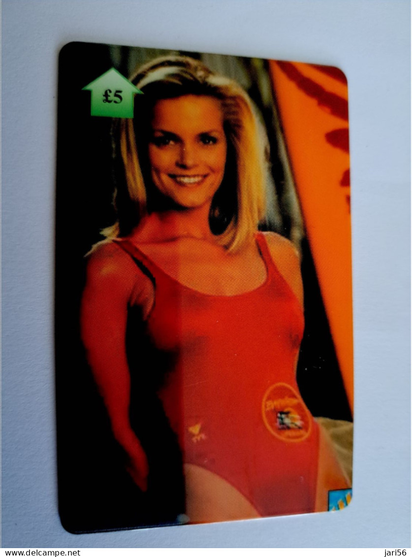 GREAT BRITAIN / 5 POUND /MAGSTRIPE  / BAYWATCH PHONECARD/ LIMITED EDITION/ ONLY 500 EX     **15681** - Collections