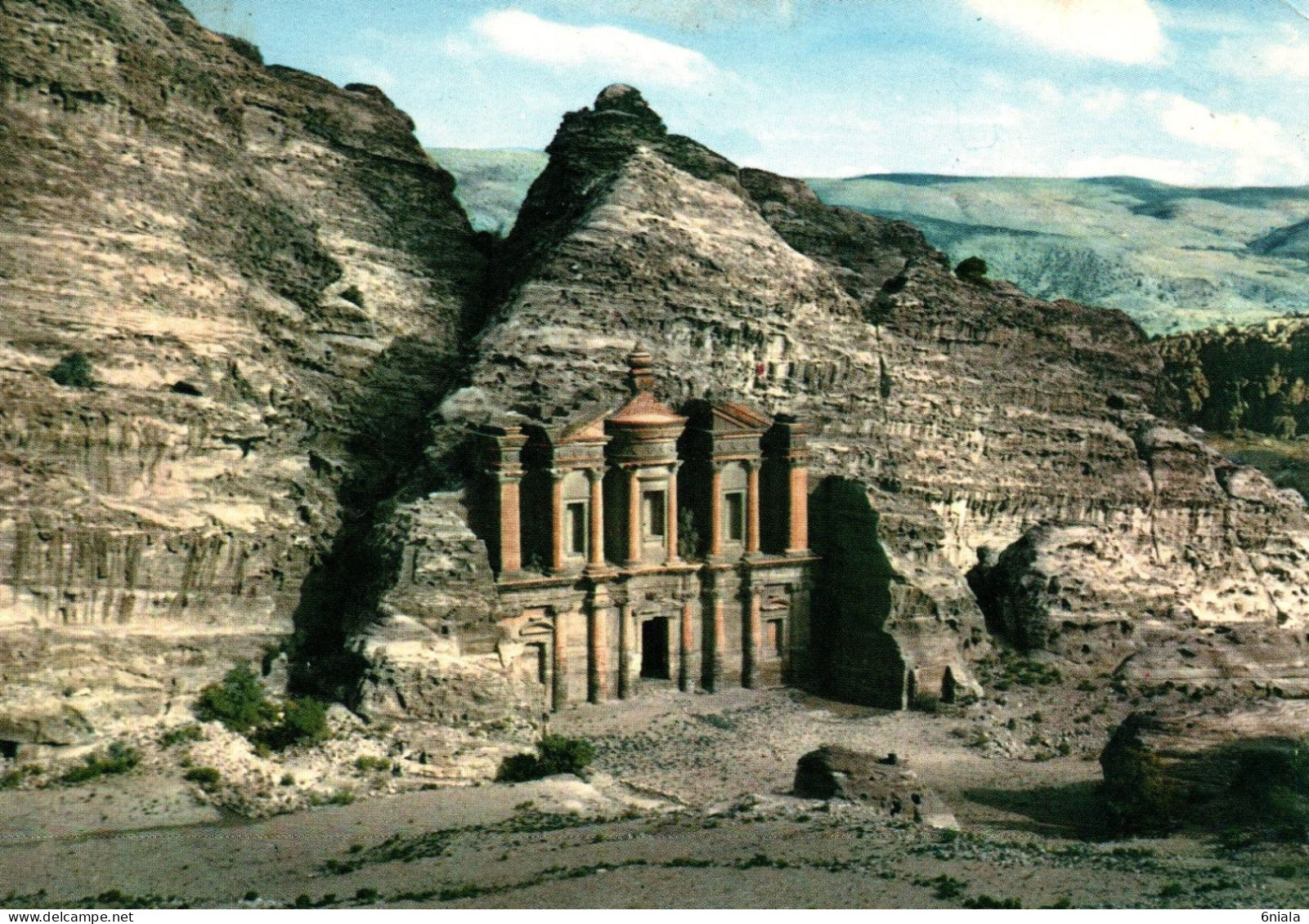 19710 ED DEIR  PETRA  JORDAN    ( 2 Scans) - Israel