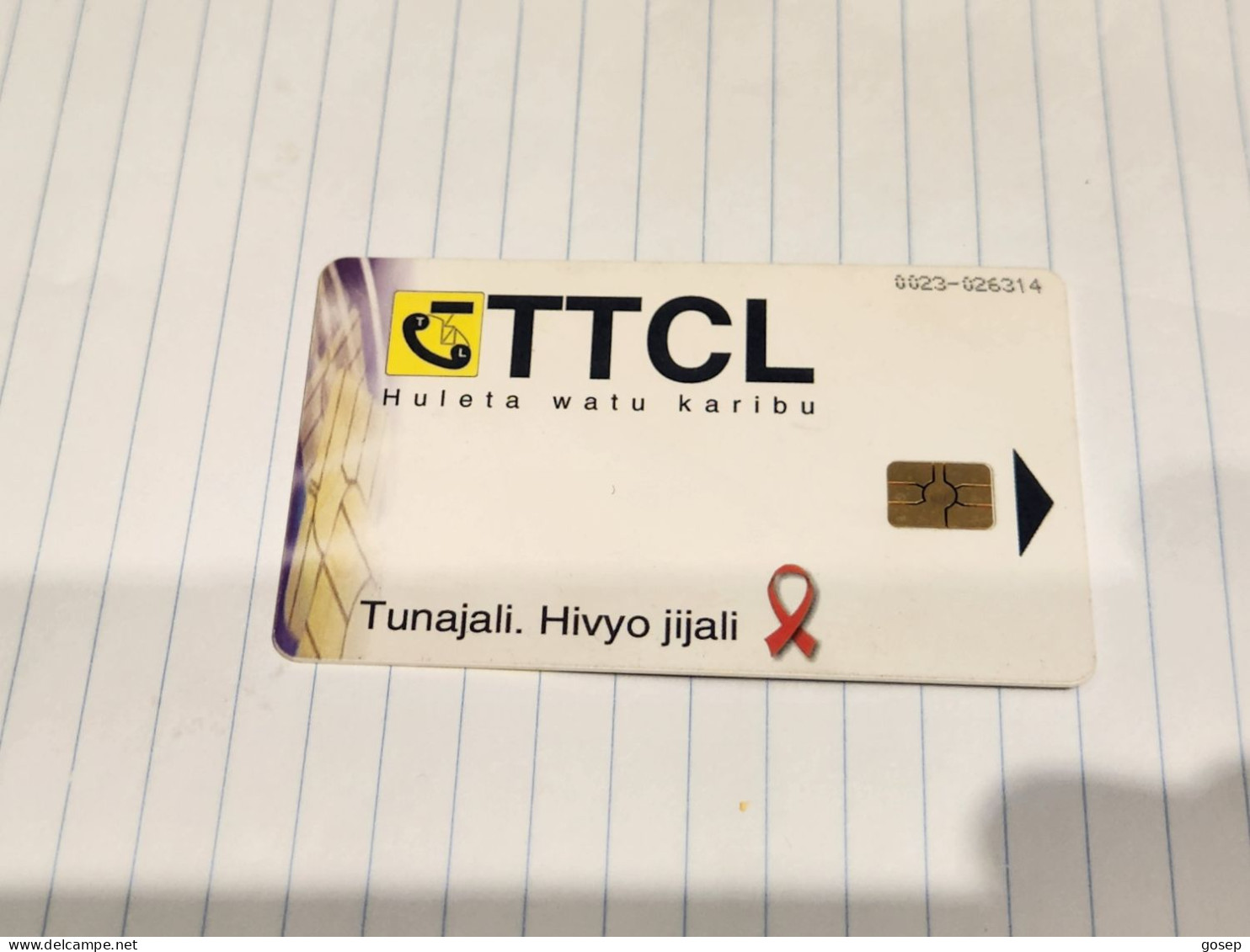 Tanzania-(TZ-TTC-0018B1)-sungura Mjanja-(20)-(Tshs-1.000)-(0023-026314)-used Card+1card Prepiad/gift Free - Tanzania