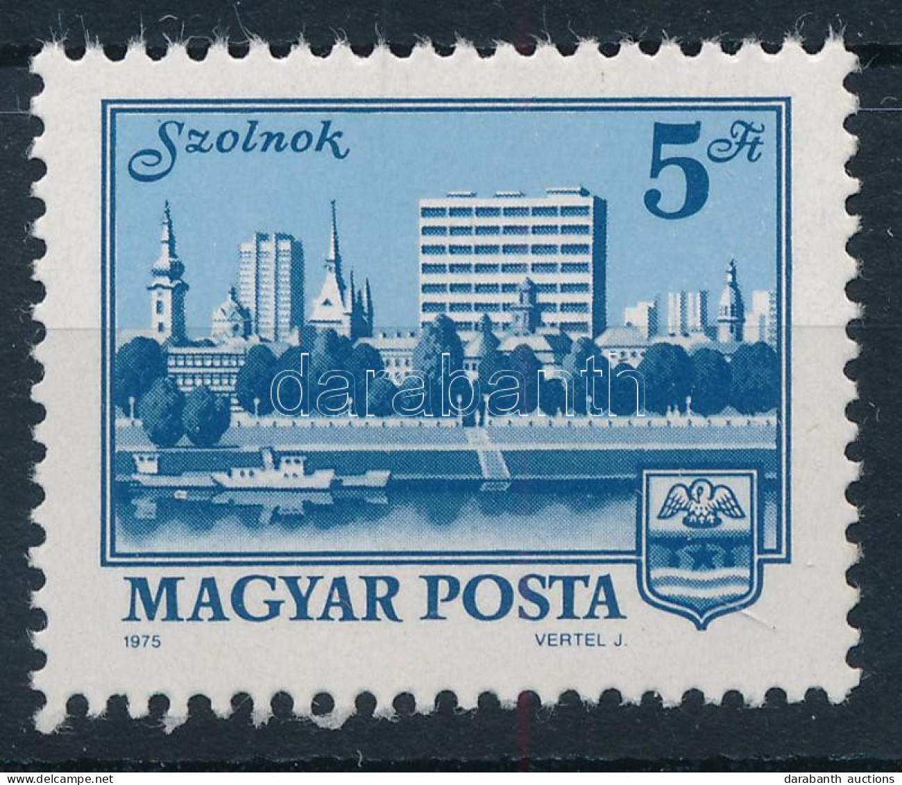 ** 1975 Tájak-városok (IV.) 5Ft Utánnyomat II/A (ujjlenyomatok / Fingerprints) - Andere & Zonder Classificatie