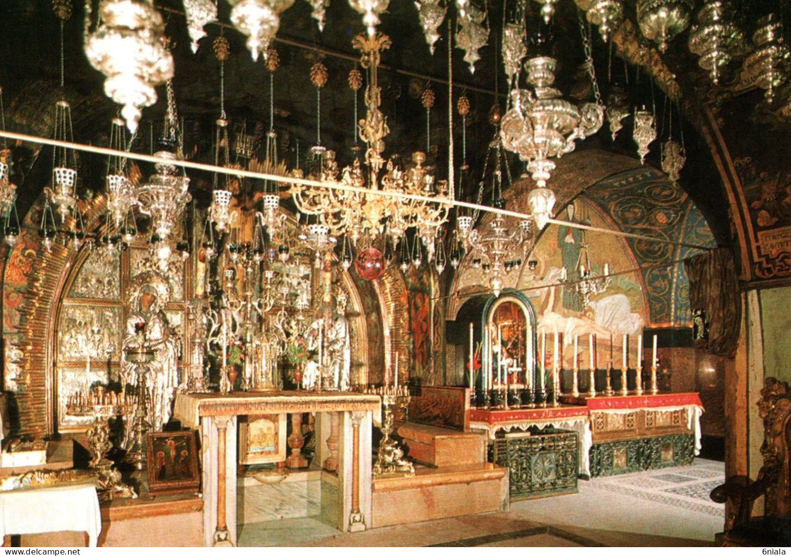 19716 JERUSALEM EGLISE DE SAINT SEPULCRE  CALVAIRE    ( 2 Scans) - Israel