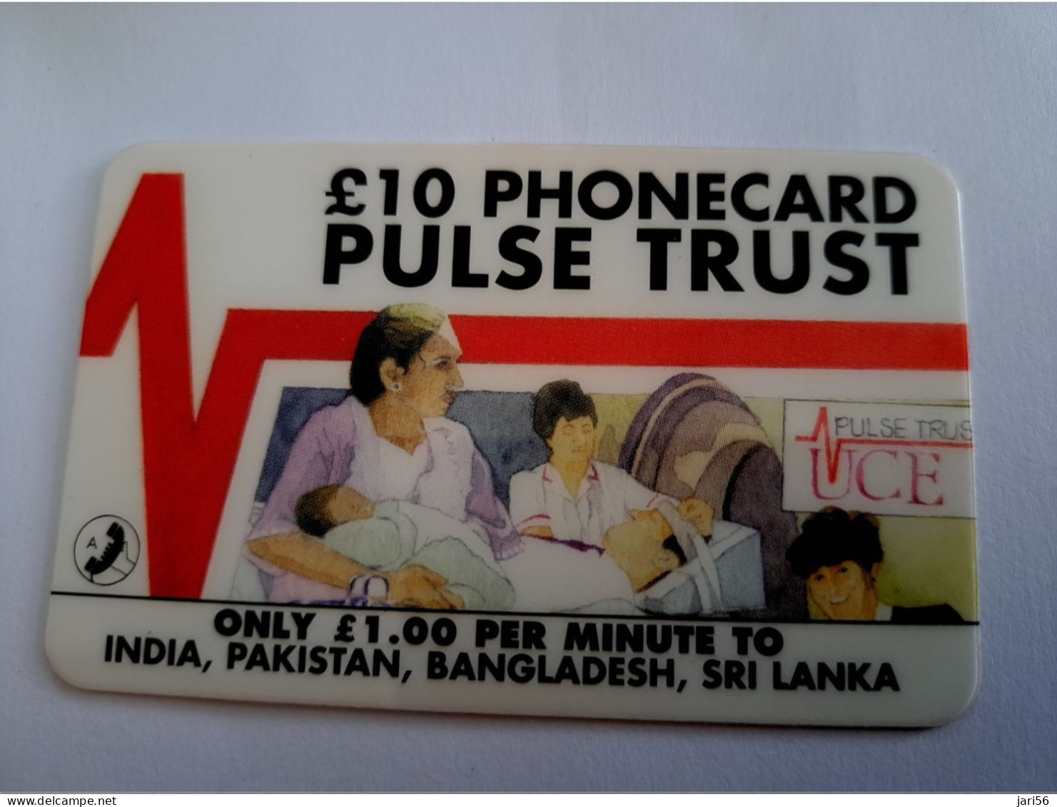 GREAT BRITAIN / 10 POUND / PULSE TRUST/ SOUVENIIR   PHONECARD/  USED   **15693** - [10] Collections