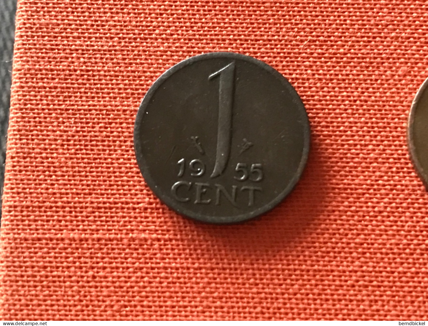 Münze Münzen Umlaufmünze Niederlande 1 Cent 1955 - 1 Centavos