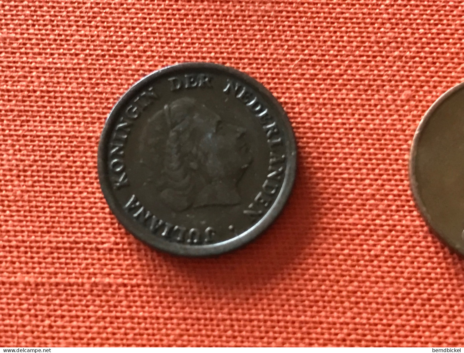 Münze Münzen Umlaufmünze Niederlande 1 Cent 1955 - 1 Centavos