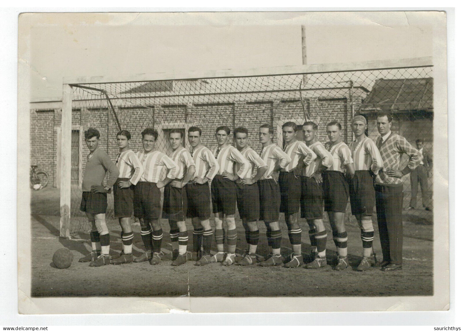 Foto Vigevanese Calcio Vigevano 1930 Circa Periodo Fascista Football Provincia Di Pavia - Vigevano