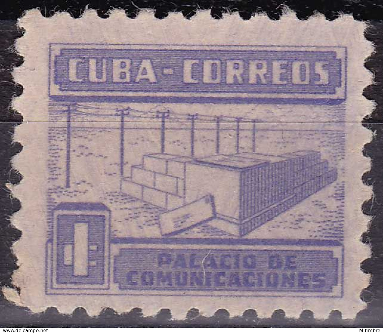 Cuba YT 345 Mi Z11 Année 1951 (Used °) - Usados