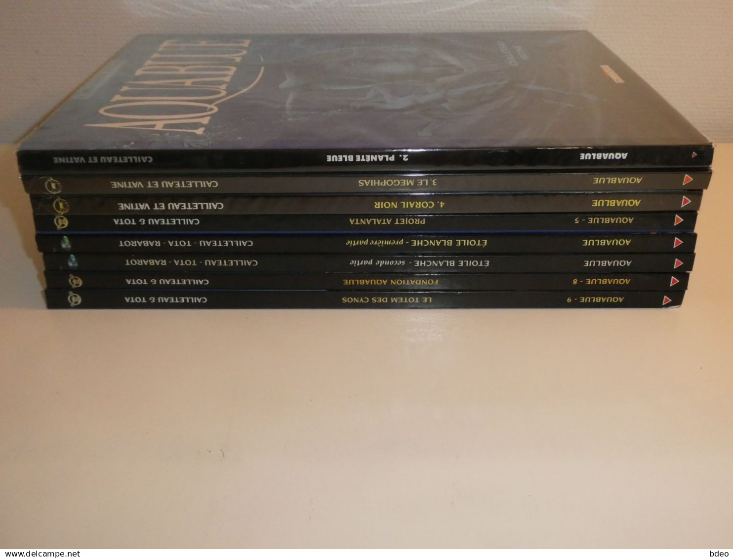 LOT EO AQUABLUE TOMES 2/3/4/5/7/8/9 + COFFRET + 2 EX-LIBRIS / TBE - Paquete De Libros