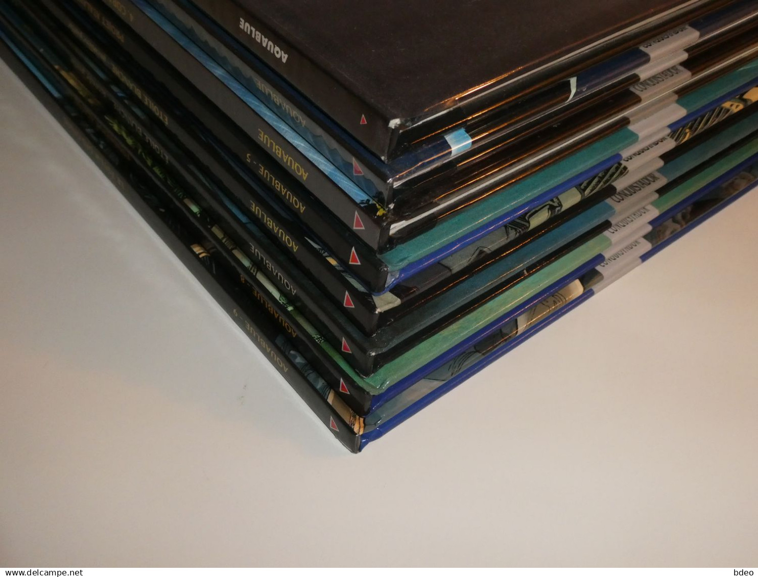 LOT EO AQUABLUE TOMES 2/3/4/5/7/8/9 + COFFRET + 2 EX-LIBRIS / TBE - Wholesale, Bulk Lots