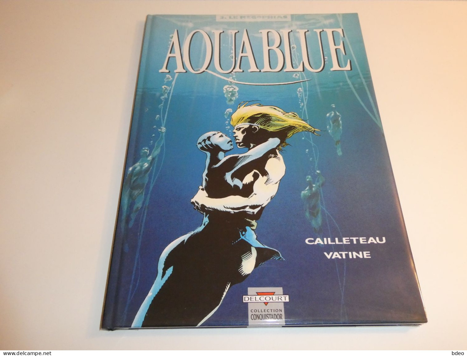 LOT EO AQUABLUE TOMES 2/3/4/5/7/8/9 + COFFRET + 2 EX-LIBRIS / TBE