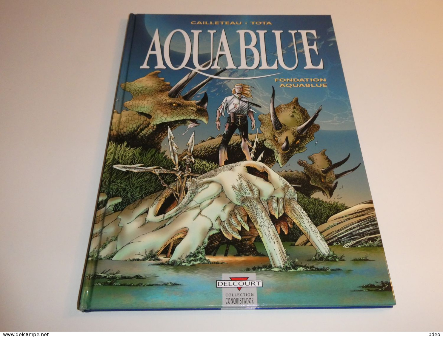 LOT EO AQUABLUE TOMES 2/3/4/5/7/8/9 + COFFRET + 2 EX-LIBRIS / TBE