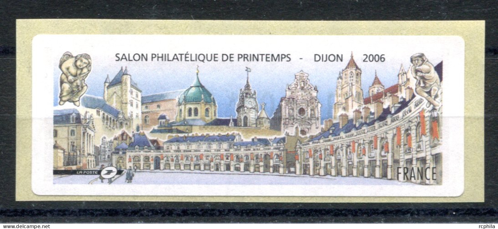 RC 26229 FRANCE LISA 0,53€ SALON PHILATELIQUE DE PRINTEMPS DIJON 2006 NEUF SUR SON SUPPORT - 1999-2009 Viñetas De Franqueo Illustradas