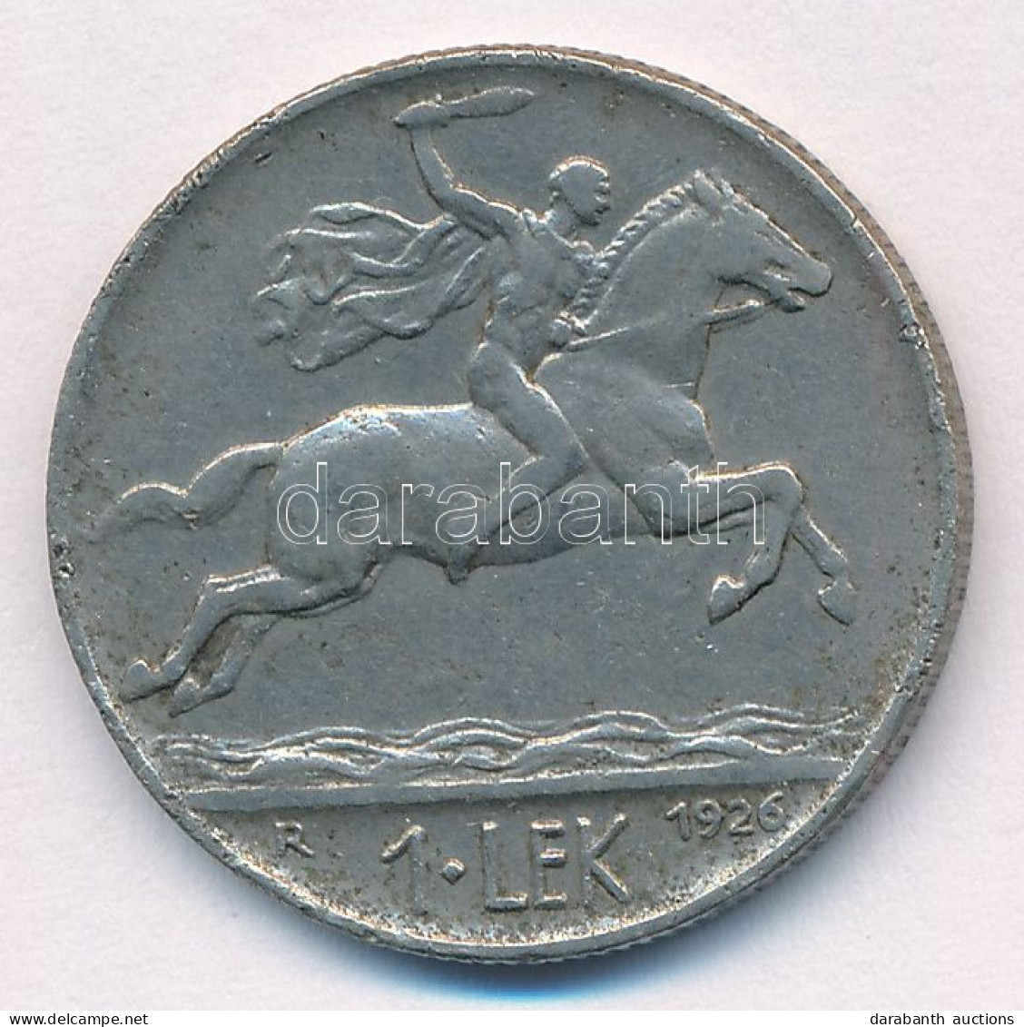 Albánia 1926R 1L Ni T:VF,F Albania 1926R 1 Lek Ni C:VF,F Krause KM#5 - Zonder Classificatie