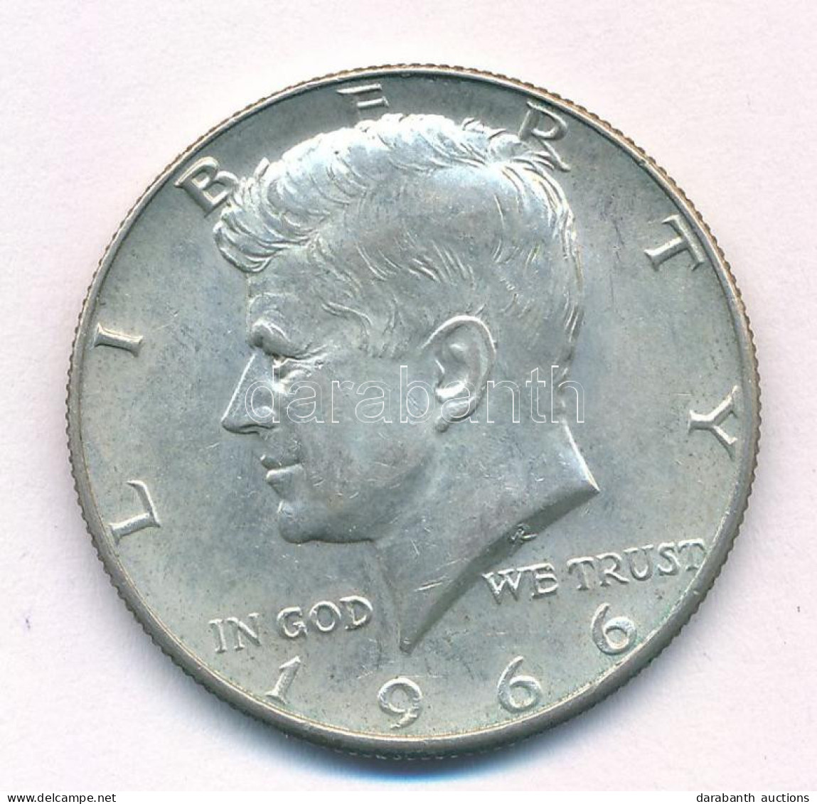 Amerikai Egyesült Államok 1966. 1/2$ Ag "Kennedy" T:XF USA 1966. 1/2 Dollar Ag "Kennedy" C:AU,XF Krause KM#202 - Sin Clasificación