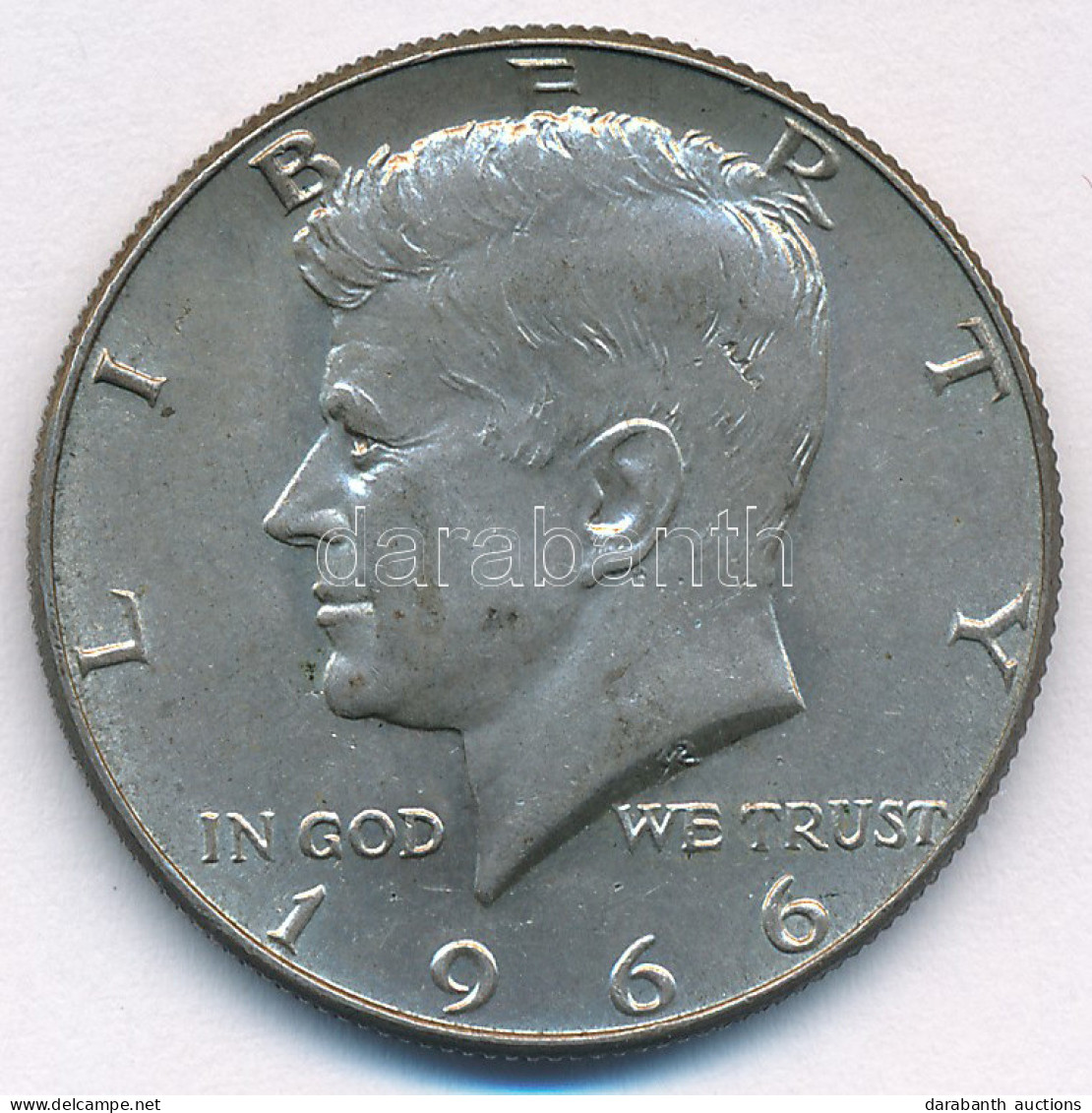 Amerikai Egyesült Államok 1966. 1/2$ Ag "Kennedy" T:XF USA 1966. 1/2 Dollar Ag "Kennedy" C:AU,XF  Krause KM#202 - Zonder Classificatie