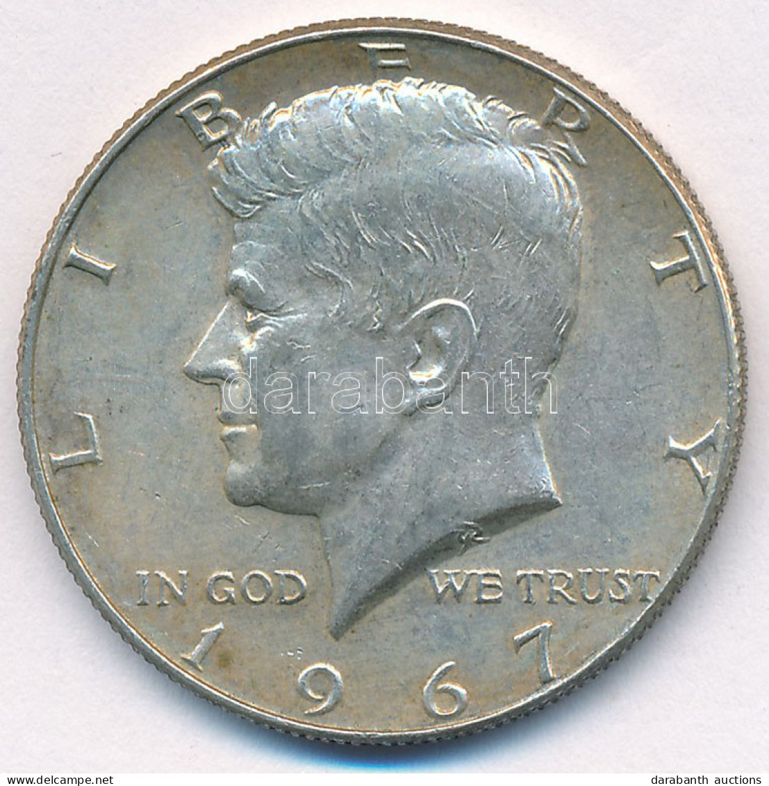 Amerikai Egyesült Államok 1967. 1/2$ Ag "Kennedy" T:XF Patina USA 1967. 1/2 Dollar Ag "Kennedy" C:XF Patina Krause KM#20 - Non Classés