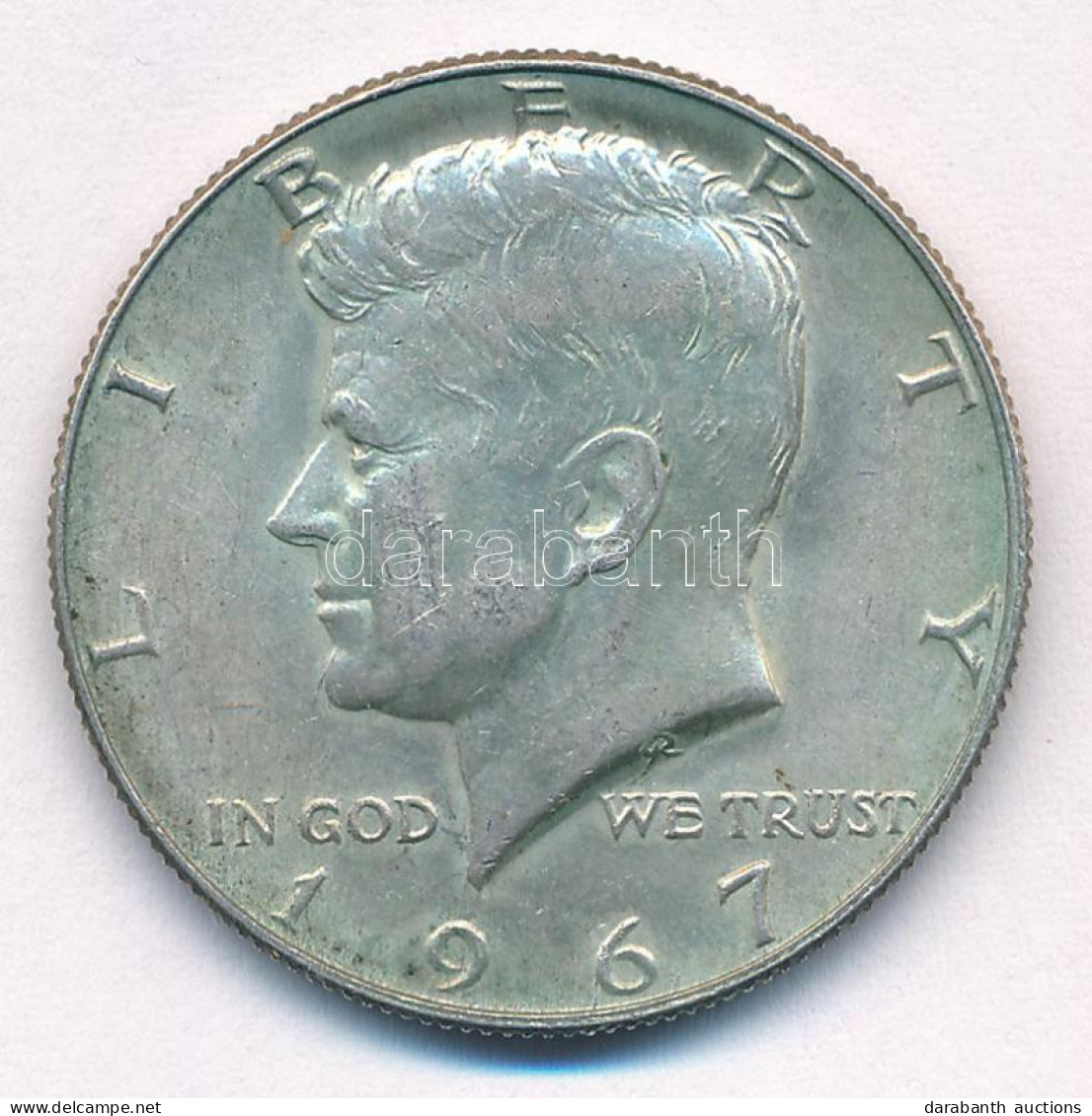 Amerikai Egyesült Államok 1967. 1/2$ Ag "Kennedy" T:XF Patina USA 1967. 1/2 Dollar Ag "Kennedy" C:XF Patina Krause KM#20 - Non Classificati