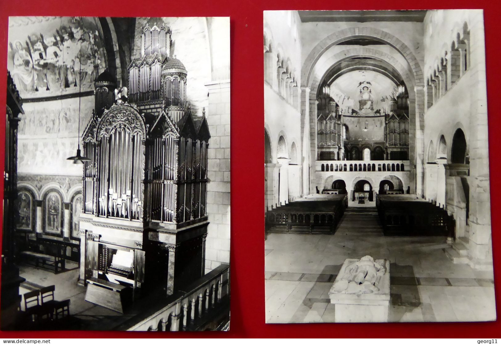 2 X Gernrode - Stiftskirche St. Cyriakus - Harz - Quedlinburg - Echte Fotos - Orgel Grabmahl - Quedlinburg