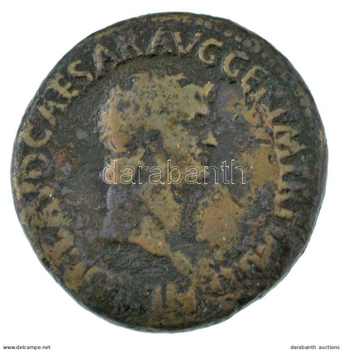 Római Birodalom / Róma / Nero 54-68. Dupondius Bronz (14,29g) T:F,VG Roman Empire / Rome / Nero 54-68. Dupondius Bronze  - Unclassified