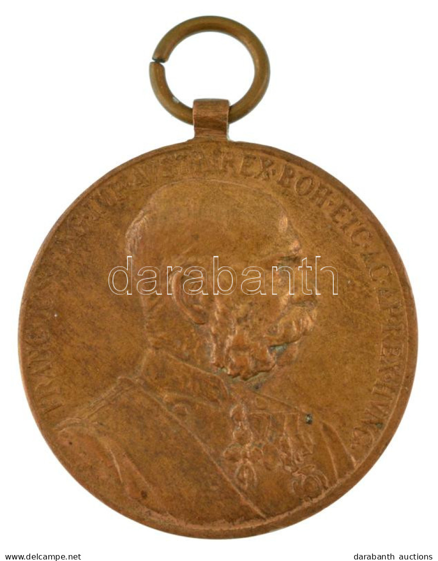 1898. "Jubileumi Emlékérem A Fegyveres Erő Számára / Signum Memoriae (AVSTR)" Bronz Kitüntetés Mellszalag Nélkül T:XF Hu - Non Classificati