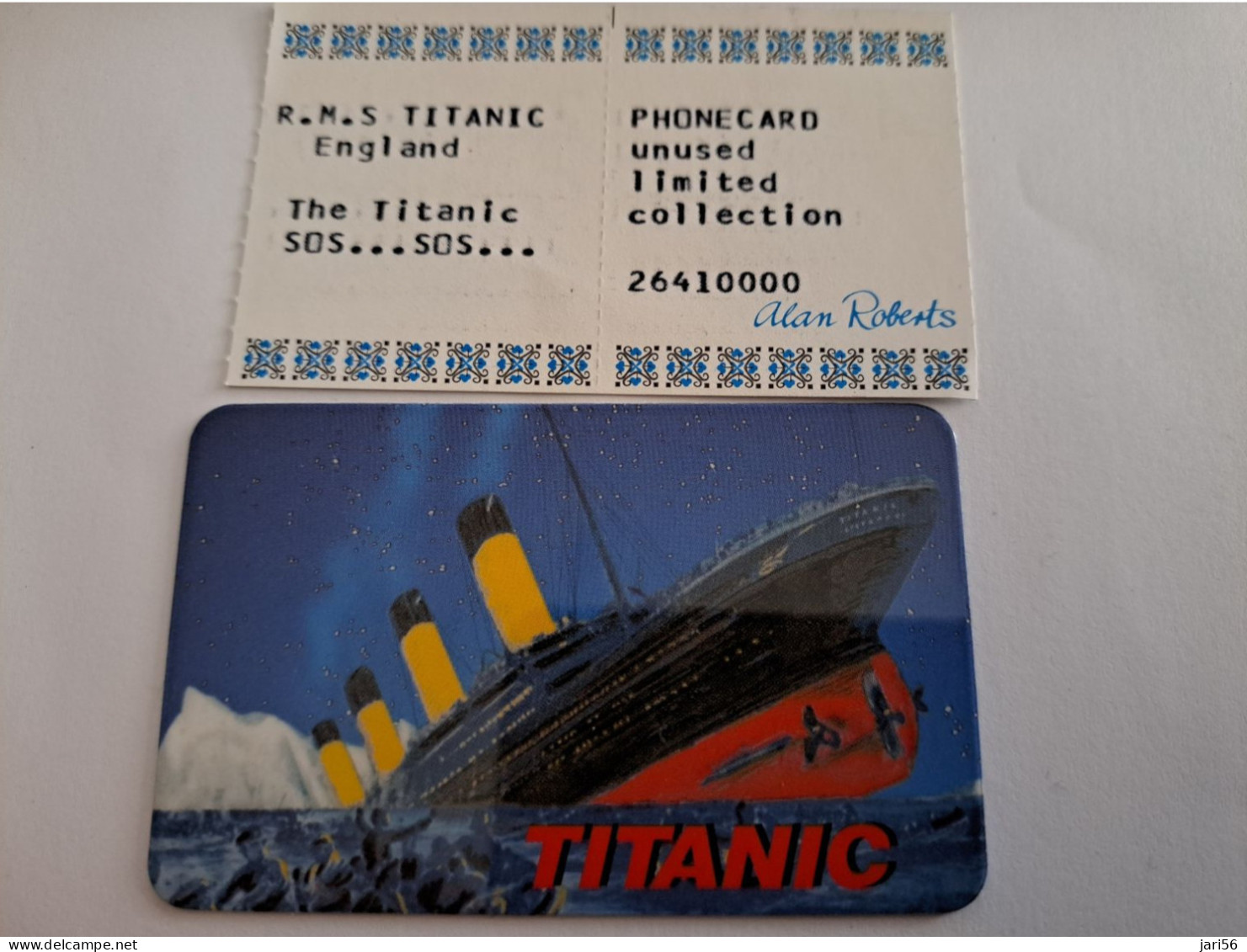 GREAT BRITAIN /20 UNITS / TITANIC/  SINKING AT DARK      /    PREPAID CARD / LIMITED EDITION/ MINT  **14481** - Collections