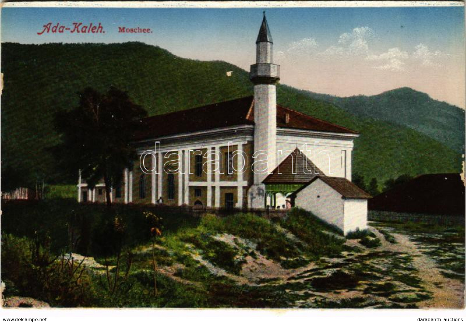 ** T2/T3 Ada Kaleh, Török Mecset / Moschee / Turkish Mosque (képeslap Füzetből / From Postcard Booklet) (fl) - Ohne Zuordnung