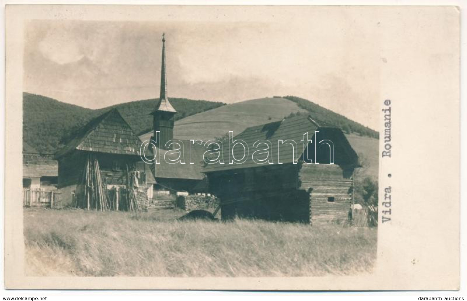 * T2/T3 Alsóvidra, Kisaranyos, Vidra, Vidra Din Sus; Görögkeleti Ortodox Fatemplom / Orthodox Wooden Church. Photo (EK) - Zonder Classificatie