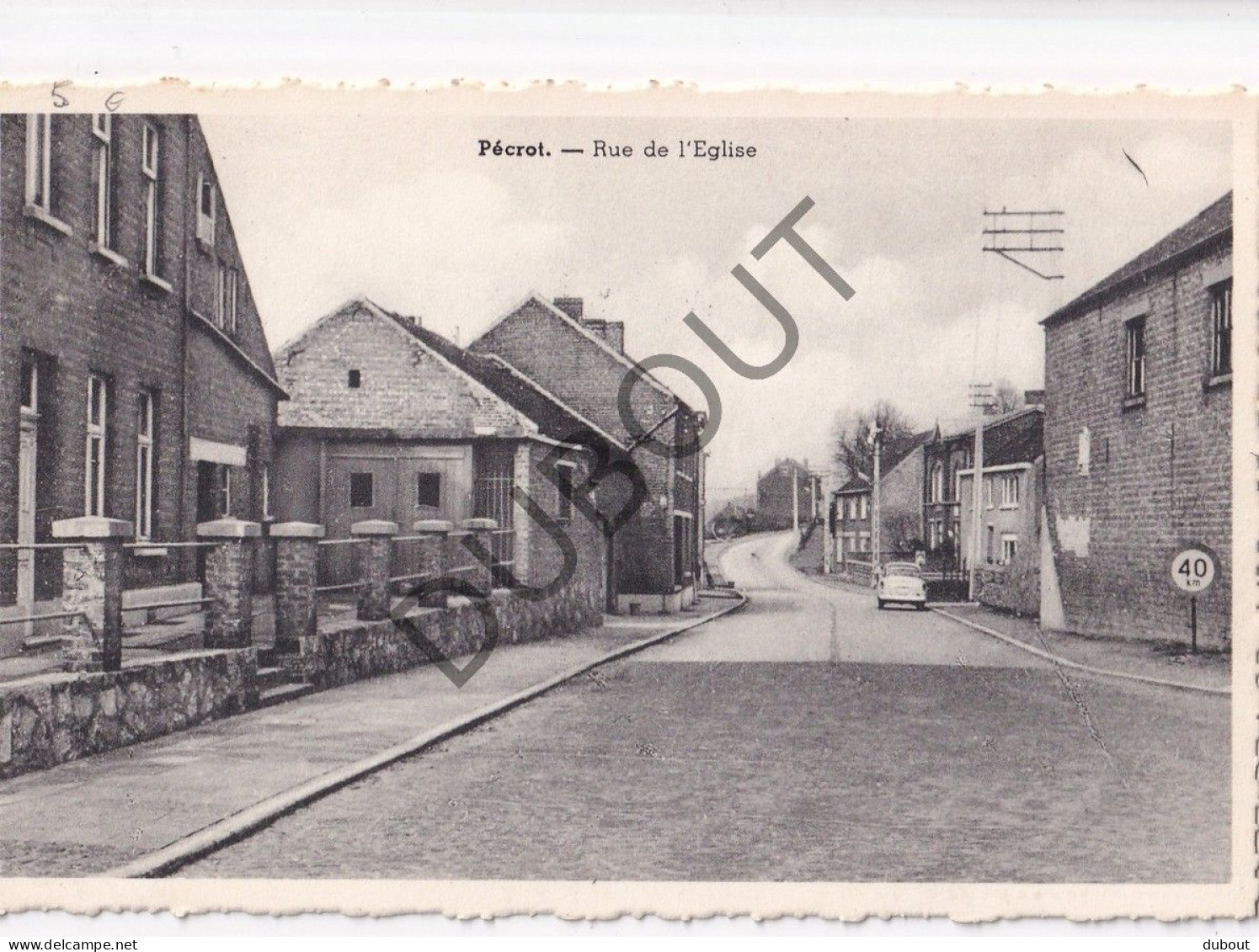 Postkaart/Carte Postale - Pécrot - Rue De L'Eglise  (C5239) - Graven