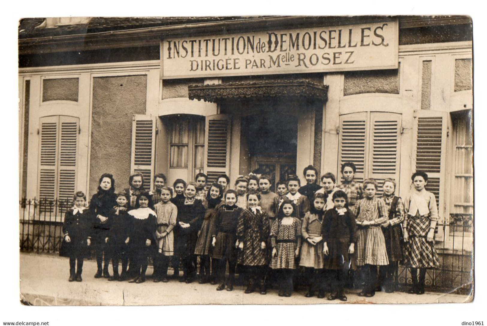 CPA 3483 - Carte Photo - TOUL ? X NANCY ? - Institution De Demoiselles Dirigée Par Melle ROSEZ Pour M. SIMONET à FOUG - Schulen