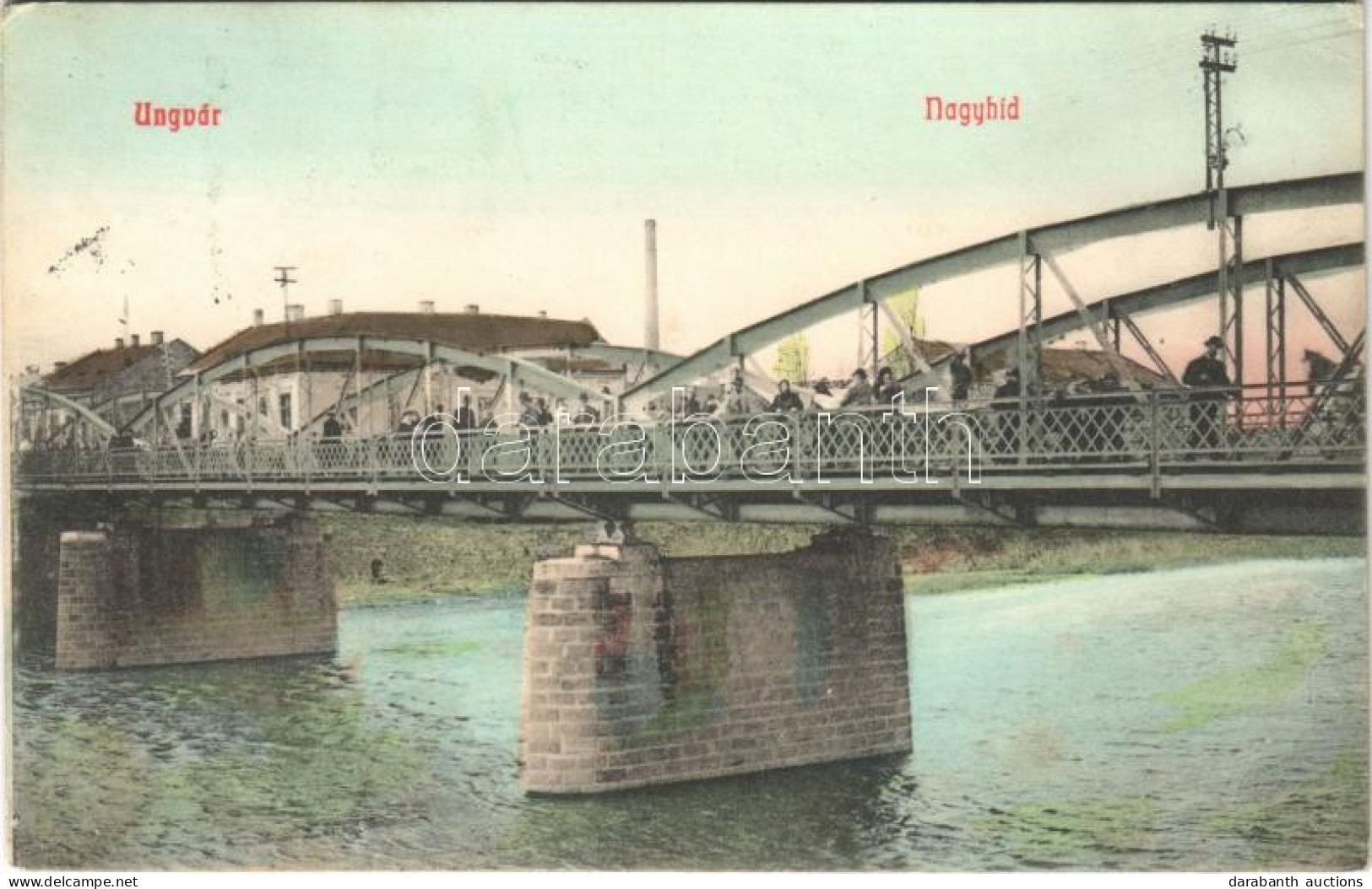 * T2/T3 1909 Ungvár, Uzshorod, Uzhhorod, Uzhorod; Nagy Híd / Bridge (fl) - Sin Clasificación