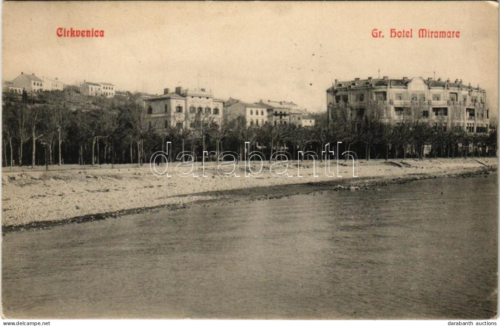 T2/T3 1910 Crikvenica, Cirkvenica; Gr. Hotel Miramare (EK) - Zonder Classificatie