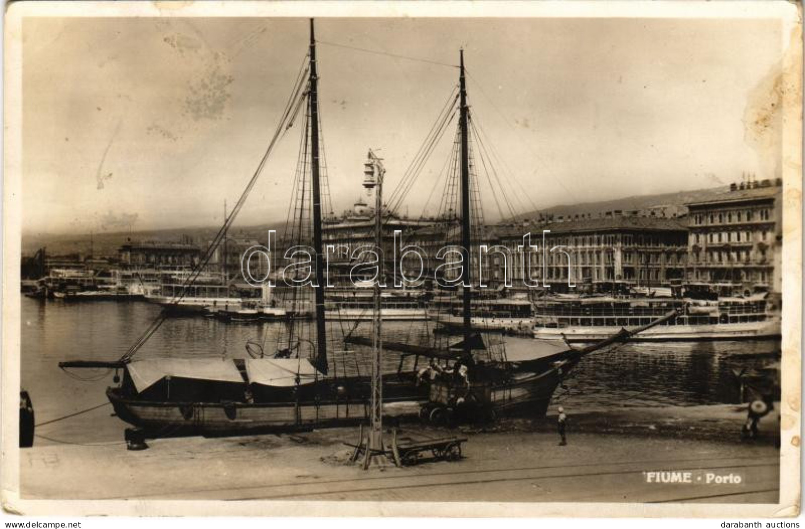 * T2/T3 1947 Fiume, Rijeka; Porto / Kikötő (EK) - Zonder Classificatie