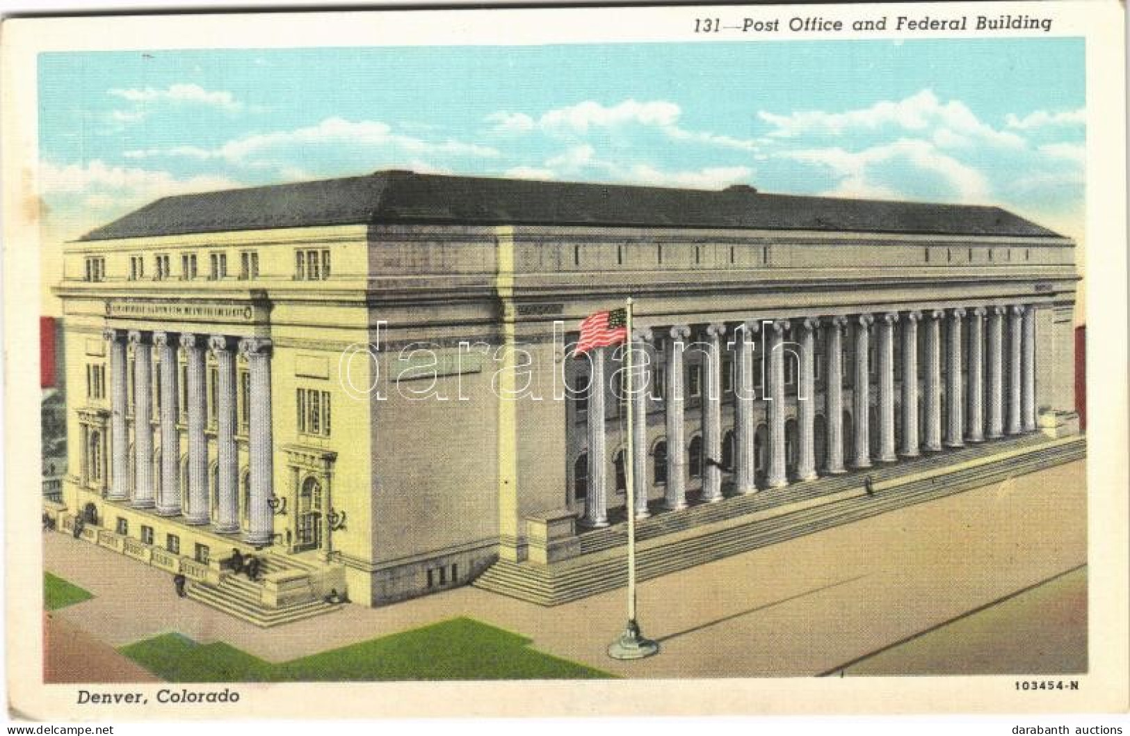 ** T3 Denver (Colorado), Post Office And Federal Building (wet Damage) - Non Classificati