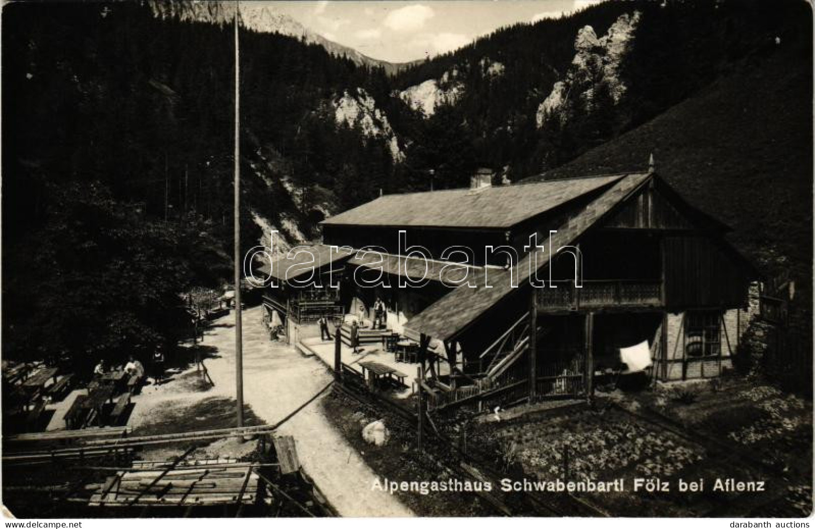 T2/T3 Fölz Bei Aflenz, Alpengasthaus Schwabenbartl / Alpine Hotel And Restaurant, Inn (EK) - Non Classés