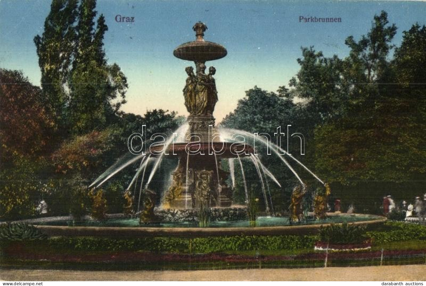 T2 Graz, Parkbrunnen / Fountain, Park - Zonder Classificatie