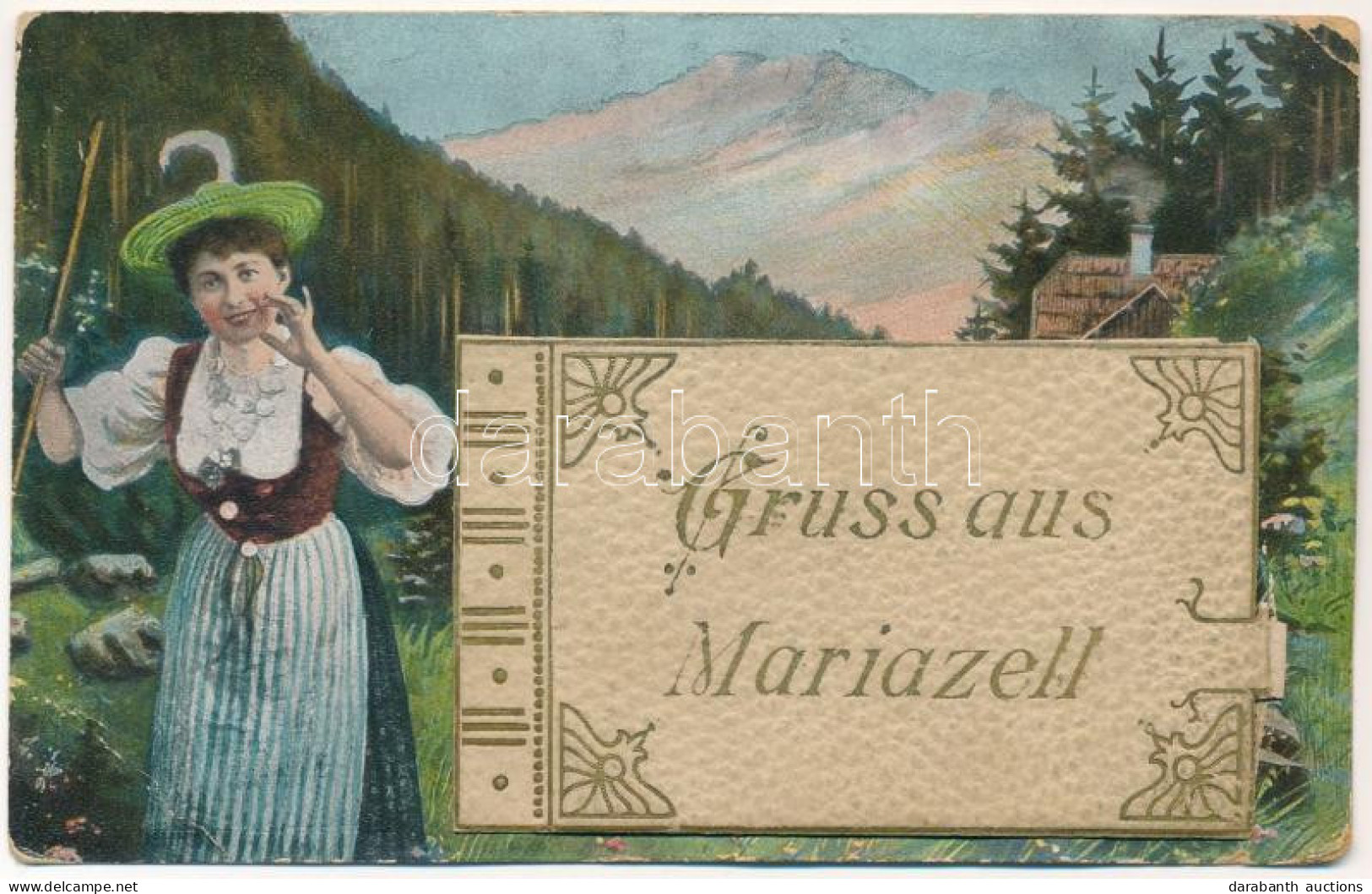 T3 1910 Mariazell. Leporellocard With 8 Mini Pictures (EB) - Sin Clasificación