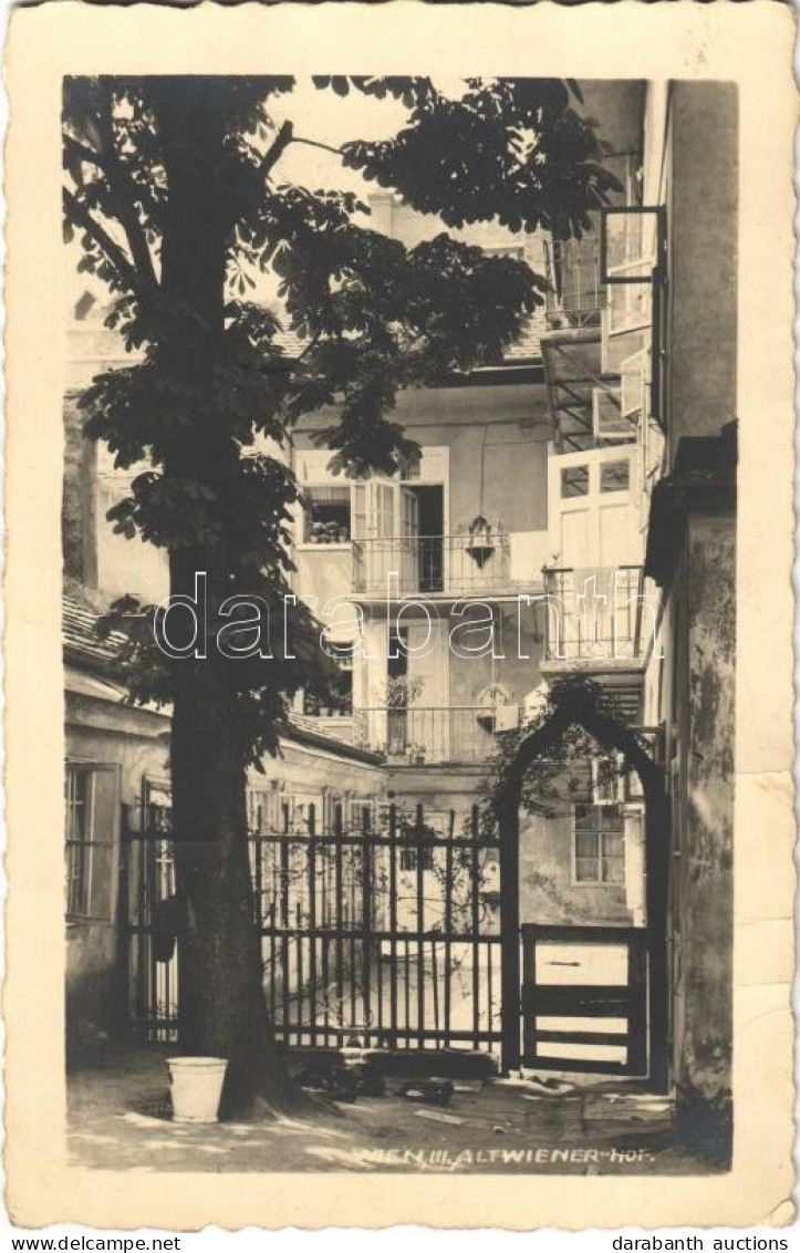 T3 1933 Wien, Vienna, Bécs; Altwiener-Hof (EB) - Non Classés