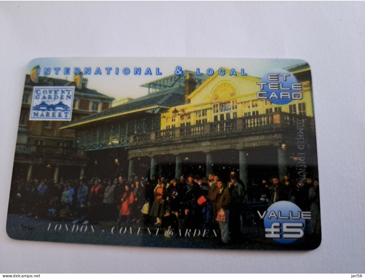 GREAT BRITAIN / 5 POUND  /  ET TELECARD/ LONDON COVENT GARDEN    /    PREPAID CARD/ MINT  **15709** - Verzamelingen