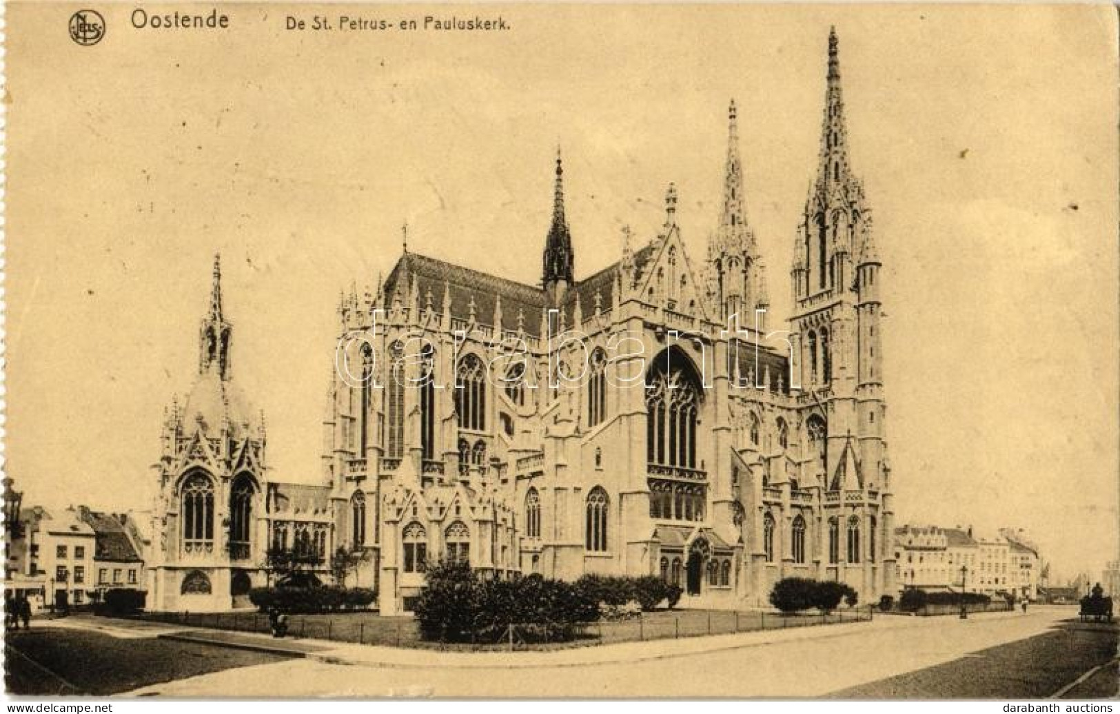 * T2 1918 Oostende, De St. Petrus- En Pauluskerk / Church - Zonder Classificatie