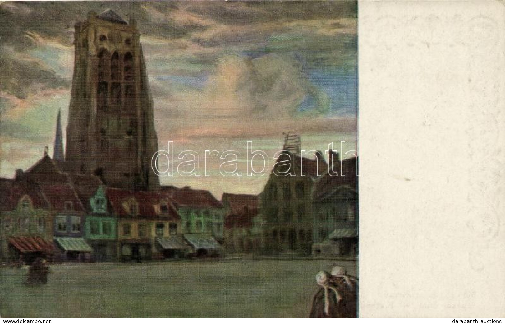 ** T2/T3 Ypres, Ypern; Dome; Ungarische Kunst Nr. 48. S: Kiss Rezső (EK) - Non Classés