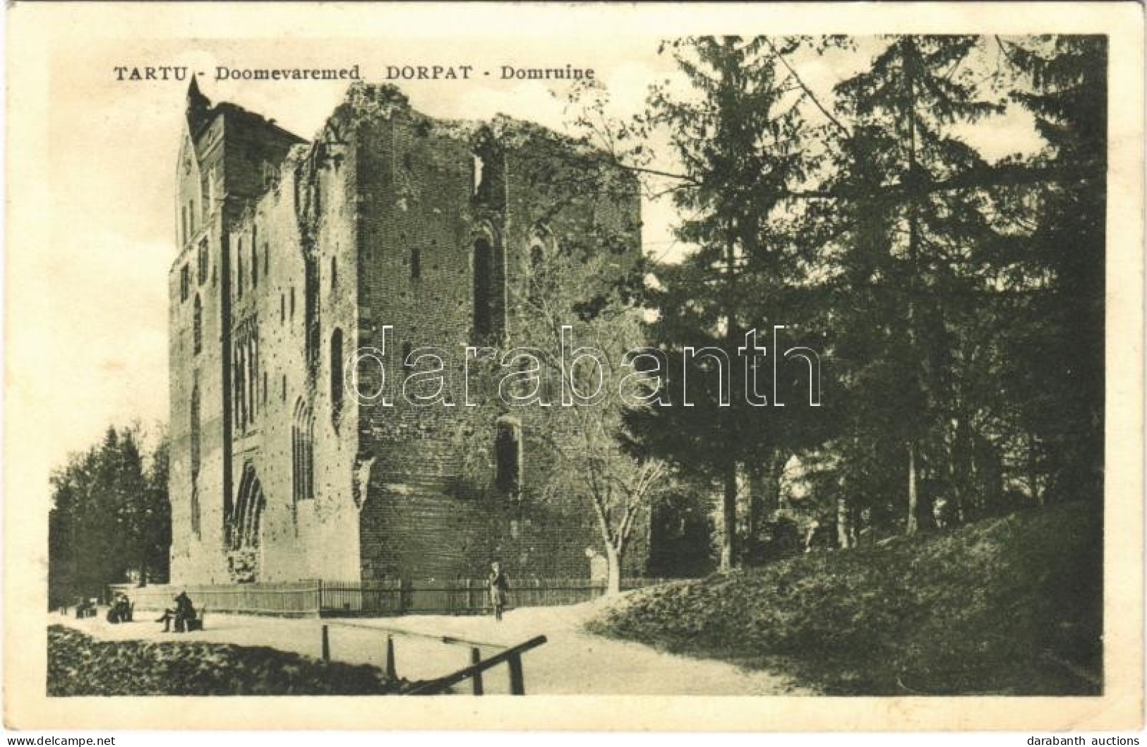 T2/T3 1930 Tartu, Dorpat; Doomevaramed / Domruine / Cathedral Ruins (EK) - Unclassified