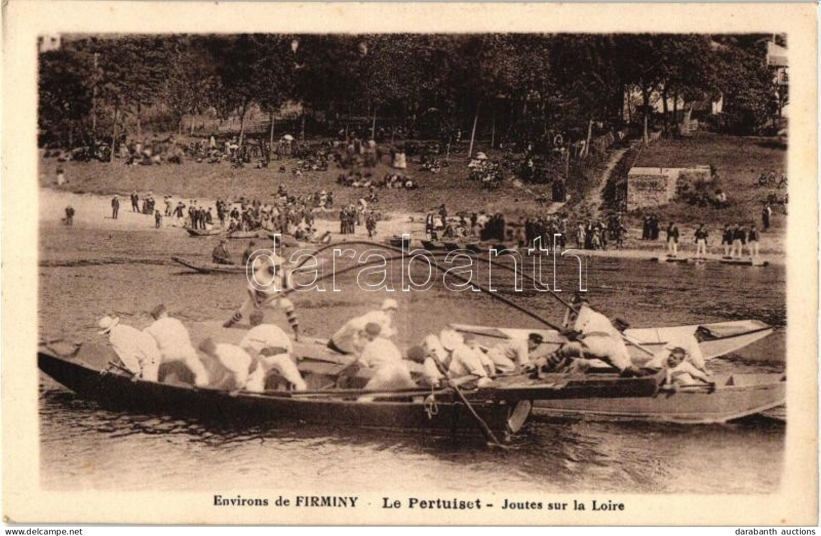 ** T1 Firminy, Le Pertuiset, Joutes Sur La Loire / Boat Sport Game - Non Classés