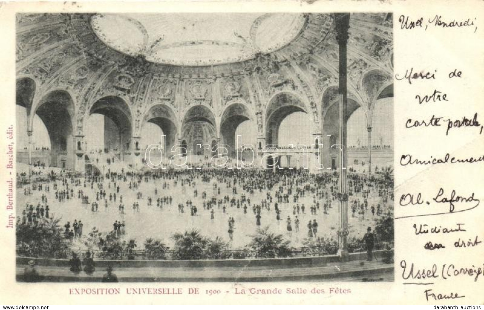 ** T3 1900 Paris, Exposition Universelle, La Grande Salle Des Fetes / Interior (fa) - Zonder Classificatie